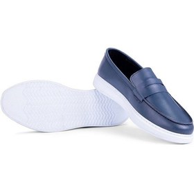 Resim Trim Hakiki Deri Erkek Günlük Ayakkabı Loafer Ayakkabı, Hafif Ayakkabı, Yazlık Ayakkabı 