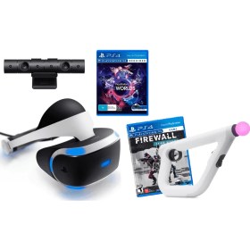 Resim Feza Sony Vr Sanal Gerçeklik Gözlüğü + Kamera + Aim Controller + 2 Adet Move + Vr Oyun Renewed 