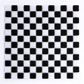 Resim MozaiKristaL Tüm yüzeyler için 25x25mm. Beşiktaş 31,5x31,5cm. Cam Mozaik. (10 File Karo=1m2 Fiyatıdır) 