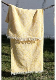 Resim Baveno Pamuklu 90 x 180 Peştemal Plaj Havlusu Jakarlı 