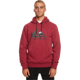 Resim Quiksilver Erkek Sweatshirt Big Logo Hood Kırmızı 