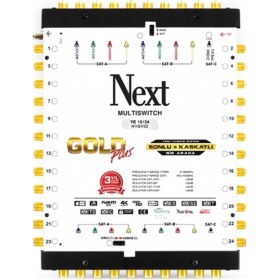 Resim Next Ye-10/24 Hybrid Sonlu ve Kaskatlı Bir Arada Gold Plus Multiswitch Uydu Santrali 130031 
