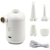 Resim Çok Fonksiyonlu Taşınabilir Elektrikli Şişirici, İki Kullanımlı Dış Mekan Şişme Ve Vakum Pompası Yatak Şişirici Vakum Pompası 