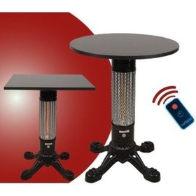 Resim Hottable Tekno Plus 1500 W Uzaktan Kumandalı Isı Kademeli Infrared Isıtıcılı Masa 