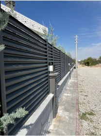 Resim Panjur Güneş Kırıcı Dekoratif Bahçe Panel Çiti 