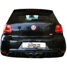 Resim Otomirza Volkswagen Polo (2010-2014) Gti R400 Arka Tampon Eki - Difüzör (P 