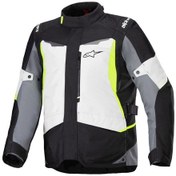 Resim Alpinestars St-1 Wp Korumalı Motosiklet Montu Siyah Gri Sarı 