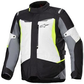 Resim Alpinestars St-1 Wp Korumalı Motosiklet Montu Siyah Gri Sarı 
