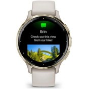 Resim Garmin Venu 3s Soft Gold | Fil Dişi Kayışlı 