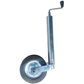 Resim Römork / Karavan 48 Mm 150 Kg Kapasiteli Ön Destek Tekerleği Kelepçesiz Özyer Metal 