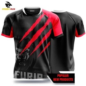 Resim Snapbuy Erkek Spor T-shirt - Hızlı Kuruyan Baskılı Oyun Üniformasıgökyüzü Mavi Gökyüzü Mavi 