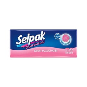 Resim Selpak Mendil Çiçek Kokulu 10'lu 