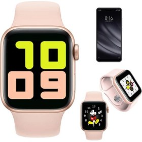 Resim Pazariz T500 Akıllı Saat Ios/android Uyumlu Samrt Pembe 