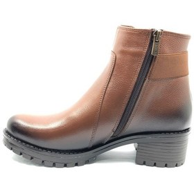 Resim Venüs Burssella Hakiki Deri Kaymaz Taban Ortopedik Kadın Bot Taba 