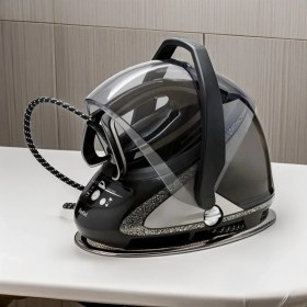 Resim Tefal Pro Express Ultimate 8 Bar Basınçlı Akıllı Sensörlü Siyah Buhar Kazanlı Ütü - Ultra Hafif, Kireç Avcısı, Damlama Emniyeti ve Durilium Airglide Taban 