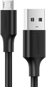 Resim UGREEN 2.0 A USB-A & Micro USB Data ve Şarj Kablosu, 1 Metre, Siyah, 60136 