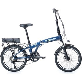 Resim Roxform Venüs 20" Elektrikli Bisiklet - Şehir İçi Kullanım İçin İdeal, Uzun Menzil E-bike Lacivert 