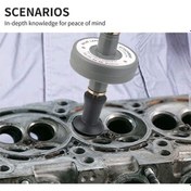 Resim Pazly Matkap Uyumlu Valf Taşlama Seti - 5 Adet Emici Başlık Profesyonel Motor Onarım Aleti - Karbon Çelik 