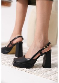 Resim Nemrak Siyah Kadın Topuklu Ayakkabı siyah 