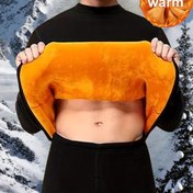 Resim 1 adet Erkek Uzun Kollu Polar Astarlı Kalın Sıcak Üst - Yüksek Boyun, Ultra Rahat ve Esnek, Tüm Mevsim Katlama Gerektiği Siyah/Koyu Gri/Açık Gri/Koyu, Sonbahar Kış Giyim, Şık Tasarım, Yumuşak Dokulu 