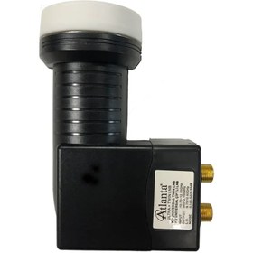 Resim Atlanta Ultra+ Twin Çiftli Çift Çıkışlı LNB (Gold F Konnektör/2 Uydu Alıcıda Kullanım) 