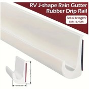 Resim Willowhaven 393.7inch Dayanıklı Esnek Pvc Karavan Çatı Oluğu Tüm Hava Koşullarına Uygun 
