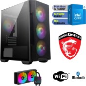 Resim MSI Msı-Şafak-Gaming Pc-Ekran Kartsız– Intel I5 14400F– 32GB-64GB Ddr5 Ram-1tb M.2 Ssd-Sıvı Sogutmalı - Windows 11 Pro 