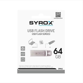 Resim Syrox 64 Gb Metal Flash Bellek Um64 