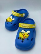 Resim Gezer Kaydırmaz Taban Erkek Çocuk Terlik Geyik Mavi Sarı 001 