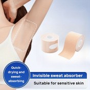 Resim Görünmez Koltuk Altı Ter Emici Ped, Ter Emici Bez Yaması, Koltuk Altı Ter Emici Yama, Ultra-İnce Nefes Alabilen Tek Kullanımlık Koltuk Altı Ter Emici Yama, Hiperhidrozis İçin Tasarlanmış, Koku Geçirmez Koltuk Altı Ped, Unisex ve Hipoalerjenik Giyim Koruyucu Yama 5Cm*5M/1, 9Inç*196, 8Inç 