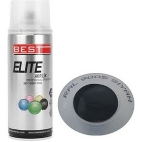 Resim Best Elite Sprey Boya Akrilik Parlak Siyah Ral9005 
