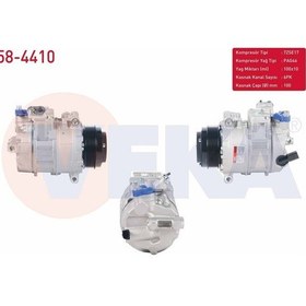 Resim Volkswagen Crafter 2.0 Tdı 2011- Klima Kompresoru 6pk 100mm 2e0820803j - 2e0820803f - 2e0820803h 