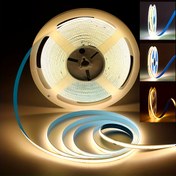 Resim USB Güçlü COB LED Şerit Işık Dokunmatik Kontrol ile - Ayarlanabilir Parlaklık, Ev, Dolaplar, Makyaj Masası, TV Arka Planı, Koltuk Aydınlatması için Beyaz / Doğal / Sıcak Işık - Sevgililer Günü Plaj Teması, USB Güçlü Işık 