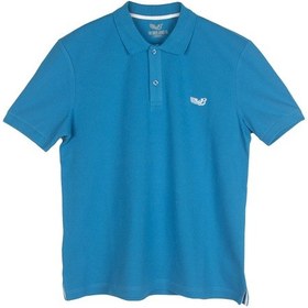 Resim Pique Polo Yaka Turkuaz T-Shirt 