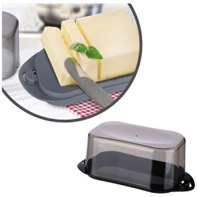 Resim Marsilyan Buffer® Kilitli Plastik Kapaklı Kahvaltılık Tereyağlık Peynirlik Erzak Saklama Kabı AP-9428 