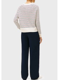 Resim Tommy Hilfiger Bayan Kazak Ww0ww46417 0fh Beyaz-lacivert Beyaz-lacivert 