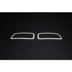 Resim Line Peugeot 3008 ile Uyumlu Krom Egzoz Çerçevesi 2 Parça 2016 ve Sonrası 