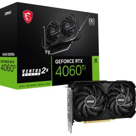 Resim MSI Rtx 4060 Tı Ventus 2x Black 16G Oc 16GB Geforce RTX4060TI Gddr6 128BIT HDMI 3xdp 16X Ekran Kartı 
