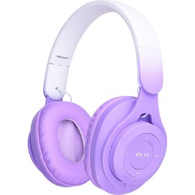 Resim Rba aksesuar Zore M6 Plus Ayarlanabilir ve Katlanabilir Kulak Üstü Bluetooth Kulaklık-Mor 