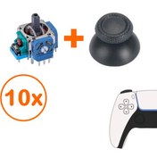 Resim 10 Adet Ps5 Analog Motoru Ve Başlık Topuz Set 