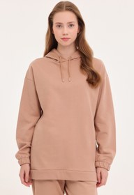 Resim WL CLAUDIA 17MS418 4PR Camel Kadın Sweatshirt 