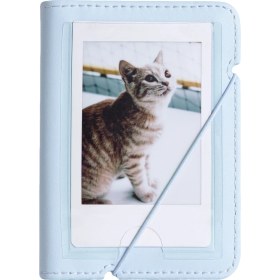 Resim Instax Mini 12 Mavi Fotoğraf Makinesi-20'li Film ve Mini Albüm Seti 