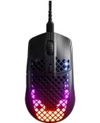 Resim Steel Series Aerox 3 Kablosuz Onyx TrueMove Air Optik Sensör Ultra Hafif Gaming Mouse Siyah Steelseries