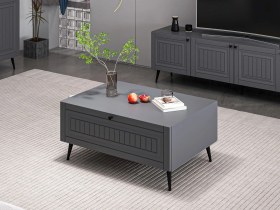 Resim Minar Kale Orta Sehpa İlkbahar Antrasit/antrasit Siyah 