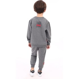 Resim Toontoy Kids Toontoy Erkek Çocuk Baskılı Eşofman Takım Antrasit Melanj 