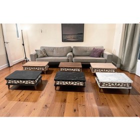 Resim Msy Home Paris Akıllı Sehpa Sihirli Sehpa 3 Kademeli Orta Sehpa Açılabilir Sehpa Yemek Masası Ceviz 