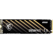 Resim Msı Spatıum M470 Pcıe 4.0 Nvme M.2 1Tb Dahili Ssd N11.226 Diğer