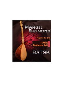 Resim Manuel Raymond Batsk Kısa Sap Bağlama Teli 0.18 Esnek Yapı Kolay Akort 