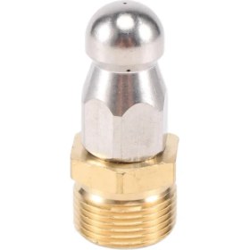 Resim RelicRealm M22 F14 Nozul Yüksek Basınçlı Yıkayıcı Jetter Kanalizasyon Drenaj Dredge Temizleyici Nozul (Yurt Dışından) 