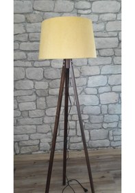 Resim Düz 3 Ayaklı Lambader, Abajur,Köşe Aydınlatması(149575368) 